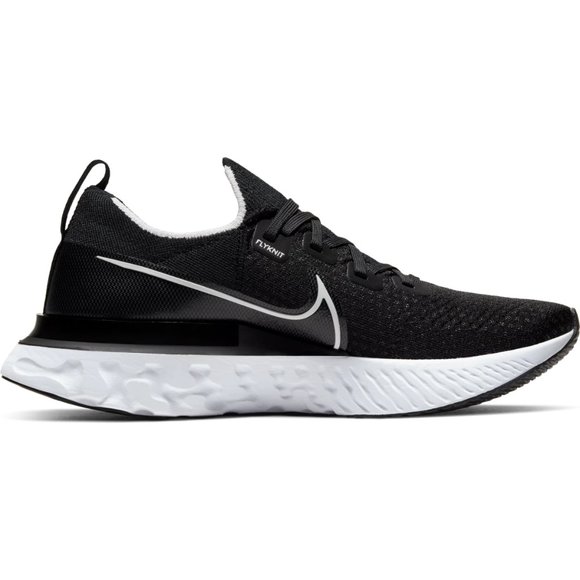 Nike React Infinity Run Flyknit CD4371-002 Black White Running Shoes Mens NEW